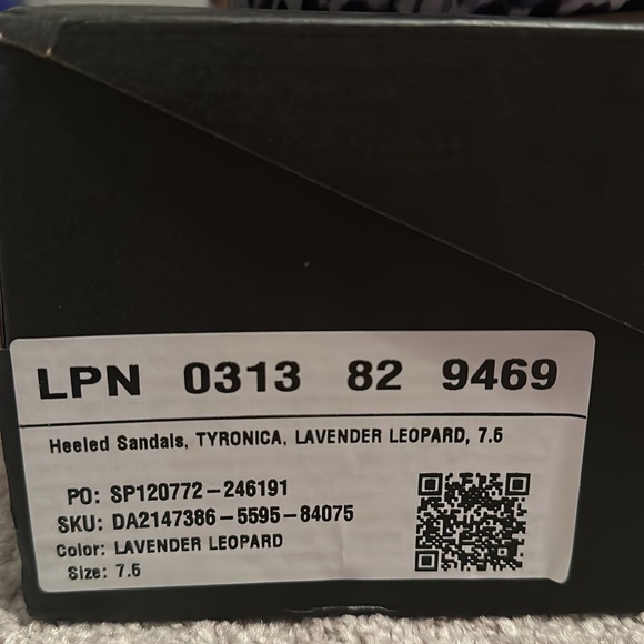 NEW! In the Box - Lavender Leopard Shoedazzle Heels - 7.5 - Picture 2 of 4